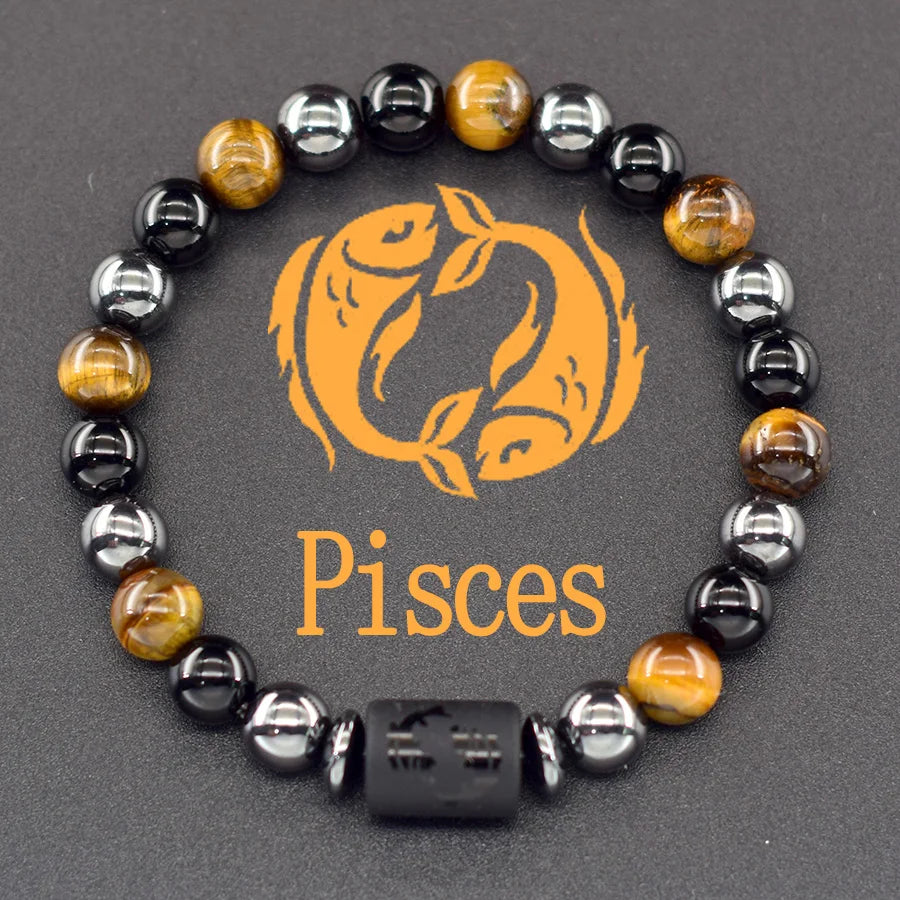 ♈♎ Spiritual Abacus™ Zodiac Constellation Bracelet – Adjustable Astrology Charm Jewelry for Men & Women (12 Star Signs)