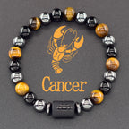 ♈♎ Spiritual Abacus™ Zodiac Constellation Bracelet – Adjustable Astrology Charm Jewelry for Men & Women (12 Star Signs)
