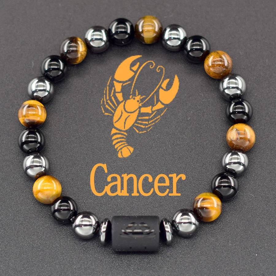 ♈♎ Spiritual Abacus™ Zodiac Constellation Bracelet – Adjustable Astrology Charm Jewelry for Men & Women (12 Star Signs)