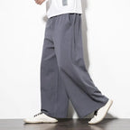 Spiritual Abacus™ Men’s Cotton Linen Loose-Fit Pants – Chinese-Style Wide-Leg Harlen Casual Trousers for Spring & Summer