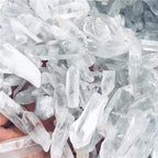 Spiritual Abacus™ Natural Clear Quartz Crystal Point – Polished Raw Mineral Wand for Home & Meditation Décor
