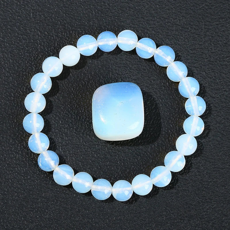 📿 Spiritual Abacus – Natural Stone Bracelet - Lapis Lazuli • Amethyst • Rock Quartz |