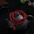 📿 Spiritual Abacus – Sandalwood Buddhist Mala Bracelet - 6mm 108-Bead Buddha Meditation Prayer Bracelet