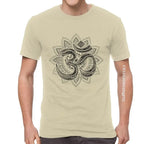 🕉️ Spiritual Abacus Om Symbol Oversized Cotton T-Shirt – Goa-Inspired Spiritual Streetwear for Men