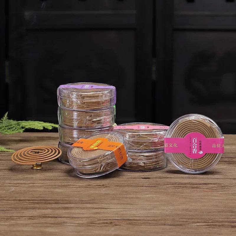 Spiritual Abacus™ Natural Sandalwood & Agarwood Coil Incense – Aromatherapy for Meditation, Yoga & Home Relaxation (20 pcs)