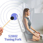 🔔 528Hz Tuning Fork – Aluminum Alloy Healing Tool Product Title: Spiritual Abacus 528Hz Tuning Fork – Sound Healing & Meditation Tool