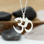 Spiritual Abacus™ OM Chakra Necklace – Stainless Steel Pendant with 7 Chakra Beads for Yoga & Meditation