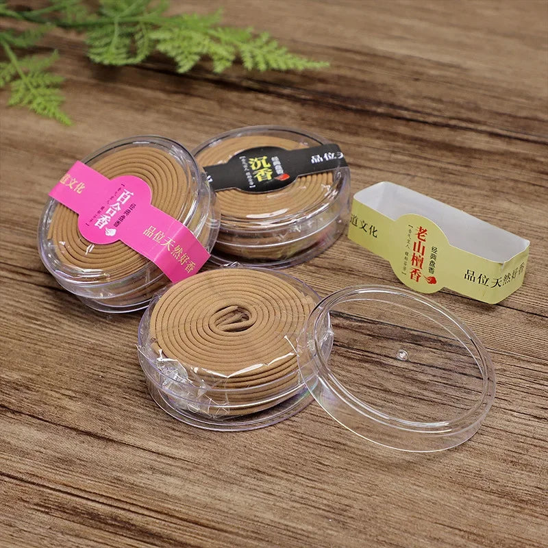 Spiritual Abacus™ Natural Sandalwood & Agarwood Coil Incense – Aromatherapy for Meditation, Yoga & Home Relaxation (20 pcs)