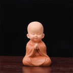 Spiritual Abacus™ Mini Buddha Monk Figurine – Peaceful Desk & Car Ornament for Mindful Home Décor