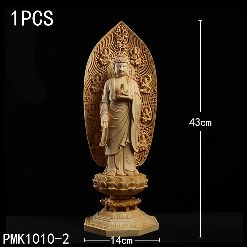 🪵 Spiritual Abacus Solid Wood Bodhisattva Statue
High-Grade Giant Buddha Sculpture – Hand-Carved Home or Altar Decoration