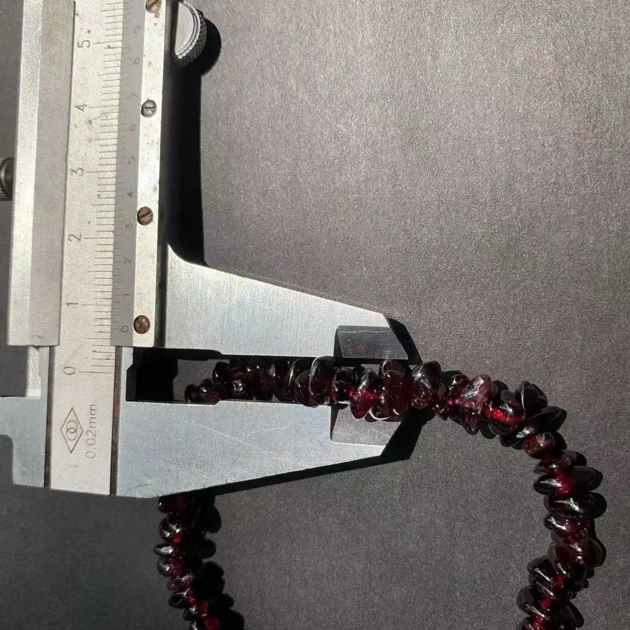 ❤️ Spiritual Abacus – Natural Garnet Bracelet for Women