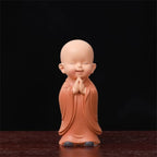 Spiritual Abacus™ Mini Buddha Monk Figurine – Peaceful Desk & Car Ornament for Mindful Home Décor