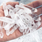 Spiritual Abacus™ Natural Clear Quartz Crystal Point – Polished Raw Mineral Wand for Home & Meditation Décor