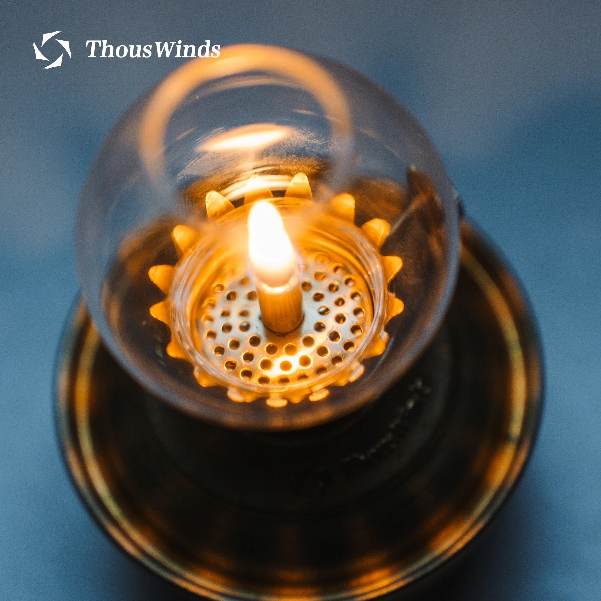 🏕️ ThousWinds Luminara Mini Oil Lamp – Windproof Retro Camping Lantern | 20h Long-Lasting Portable Outdoor Light