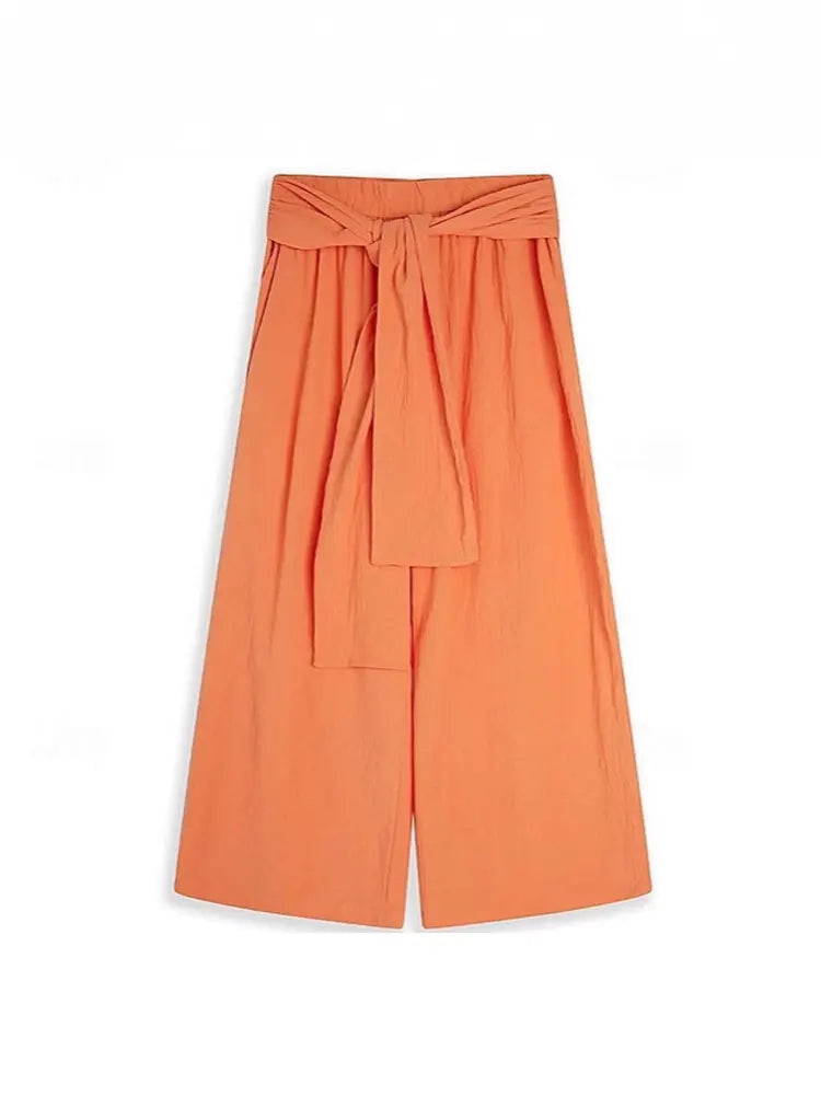 ☁️ Spiritual Abacus™ – Men’s Cotton Linen Wide-Leg Pants with Big Waistband - Solid Color • Loose Fit • Spring/Summer Comfort • Daily & Vacation Ready