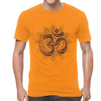 🕉️ Spiritual Abacus Om Symbol Oversized Cotton T-Shirt – Goa-Inspired Spiritual Streetwear for Men