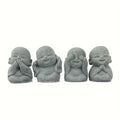 Spiritual Abacus™ Little Buddha Monk Statue – Zen Garden & Meditation Figurine for Home or Aquarium Decor