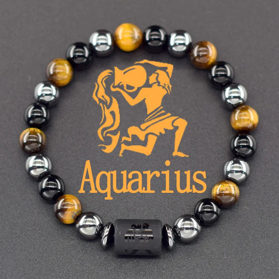 ♈♎ Spiritual Abacus™ Zodiac Constellation Bracelet – Adjustable Astrology Charm Jewelry for Men & Women (12 Star Signs)