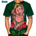 🕉️ Spiritual Abacus God of Wisdom Ganesha 3D T-Shirt – Unisex Hindu Spiritual Streetwear