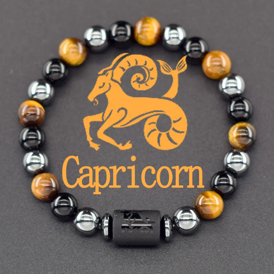♈♎ Spiritual Abacus™ Zodiac Constellation Bracelet – Adjustable Astrology Charm Jewelry for Men & Women (12 Star Signs)