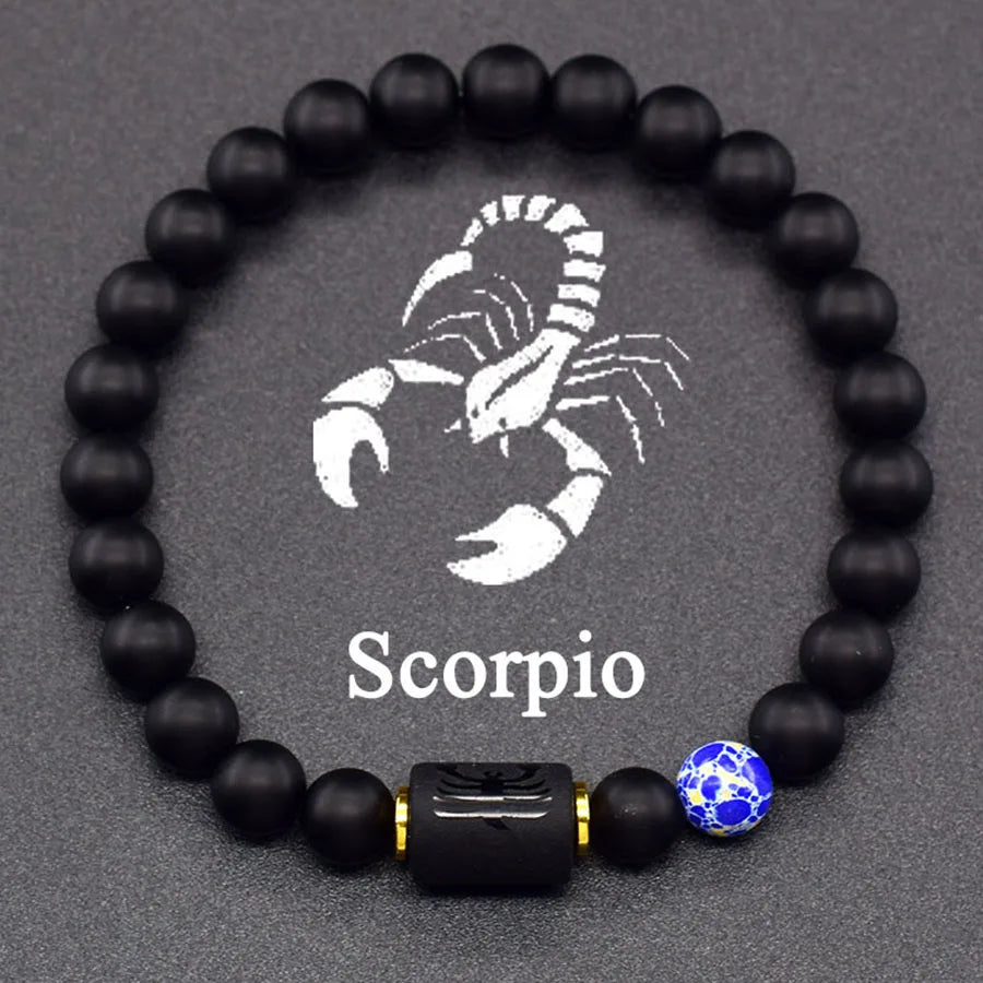 ♈♎ Spiritual Abacus™ Zodiac Constellation Bracelet – Adjustable Astrology Charm Jewelry for Men & Women (12 Star Signs)