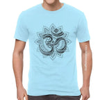 🕉️ Spiritual Abacus Om Symbol Oversized Cotton T-Shirt – Goa-Inspired Spiritual Streetwear for Men