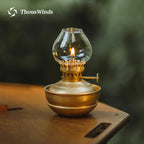 🏕️ ThousWinds Luminara Mini Oil Lamp – Windproof Retro Camping Lantern | 20h Long-Lasting Portable Outdoor Light