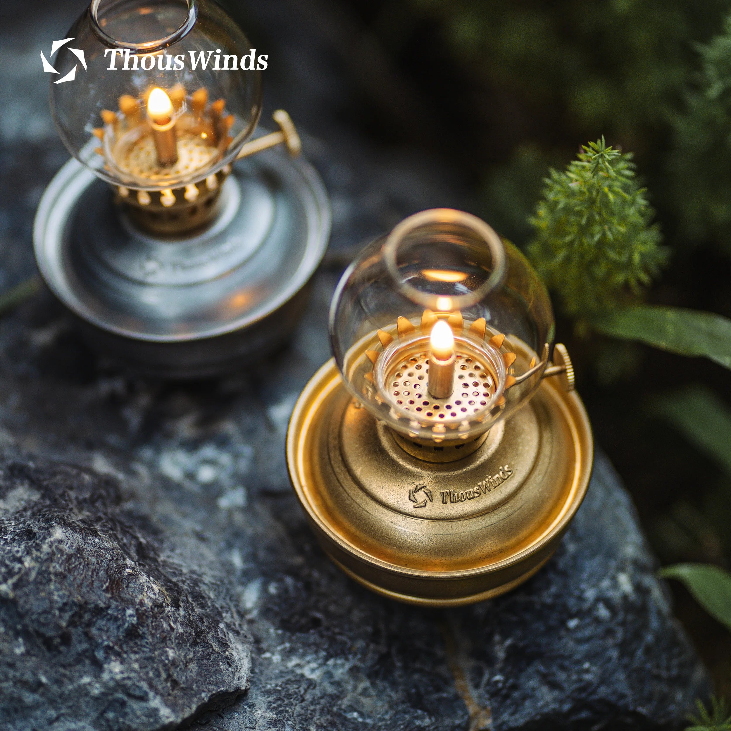 🏕️ ThousWinds Luminara Mini Oil Lamp – Windproof Retro Camping Lantern | 20h Long-Lasting Portable Outdoor Light