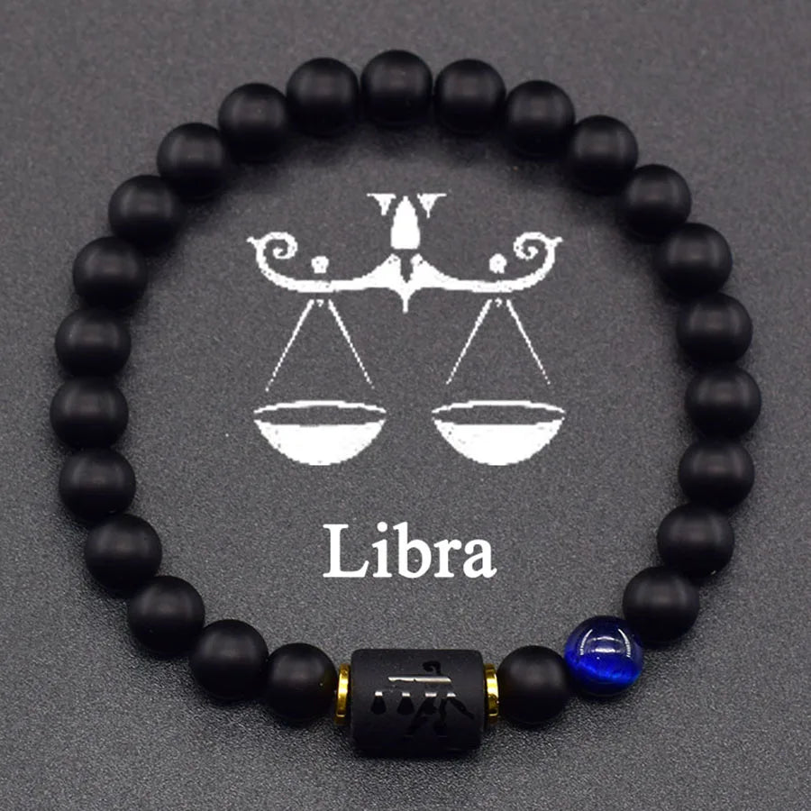 ♈♎ Spiritual Abacus™ Zodiac Constellation Bracelet – Adjustable Astrology Charm Jewelry for Men & Women (12 Star Signs)