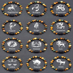 ♈♎ Spiritual Abacus™ Zodiac Constellation Bracelet – Adjustable Astrology Charm Jewelry for Men & Women (12 Star Signs)