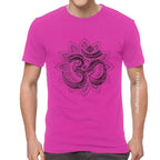 🕉️ Spiritual Abacus Om Symbol Oversized Cotton T-Shirt – Goa-Inspired Spiritual Streetwear for Men
