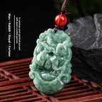Spiritual Abacus Natural Cargo Jade Chinese Zodiac Pendant Ornaments (12 Signs)