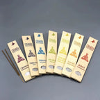 Spiritual Abacus Nepal Seven Chakras Stick Incense 15 Natural Sticks for Yoga, Meditation & Mind Purification – Handmade in Nepal