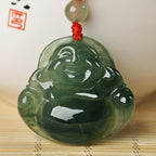 Spiritual Abacus™ Jade Maitreya Buddha Pendant