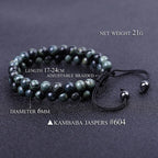 Spiritual Abacus 🌈 Double Layer 7 Chakra Healing Bracelet – Lava Stone & Gem Beads