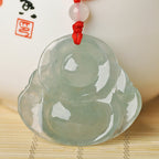 Spiritual Abacus™ Jade Maitreya Buddha Pendant