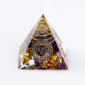 Spiritual Abacus Natural Crystal Gravel Pyramid Epoxy Decoration