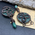 Spiritual Abacus Fashion Vintage Aventurine Crystal Pendant