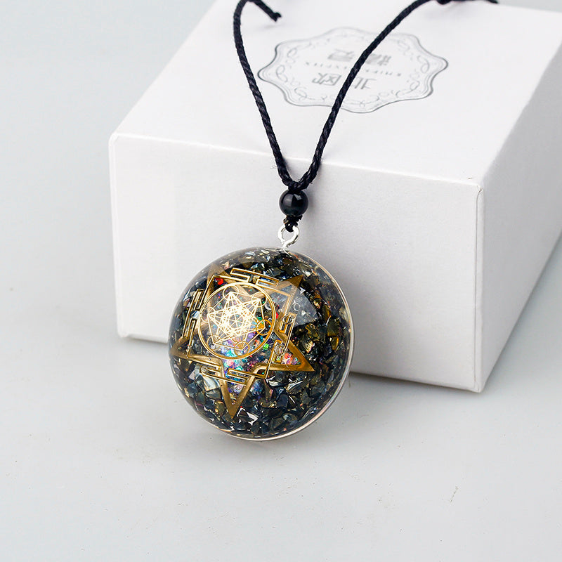 Spiritual Abacus™ Orgone Gemstone Pendant – Energy Harmony Yoga Necklace