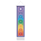 🧘‍♂️ Seven Chakra Wall Tapestry – Mandala Yoga & Meditation Wall Hanging Spiritual Room Décor for Energy Alignment & Mindful Living by Spiritual Abacus