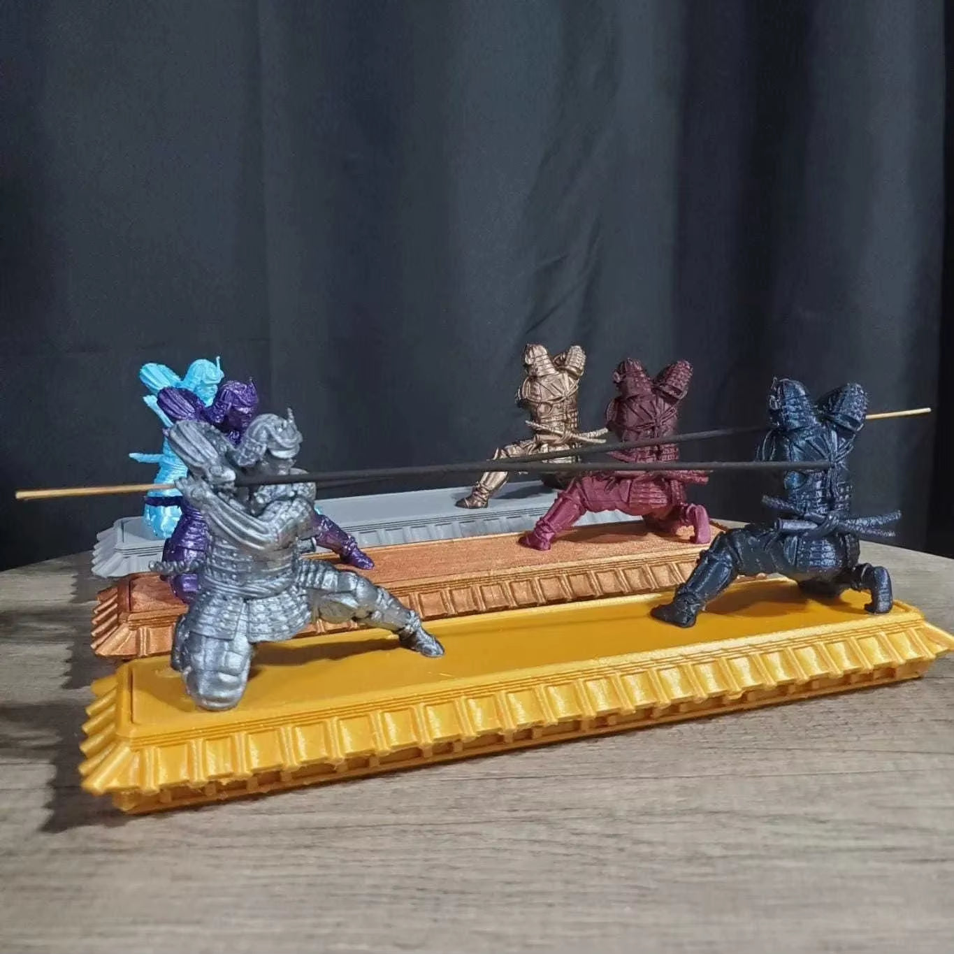 Spiritual Abacus Samurai Incense Holder – 3D Printed Warrior Ash Catcher for Meditation, Yoga & Zen Home Decor