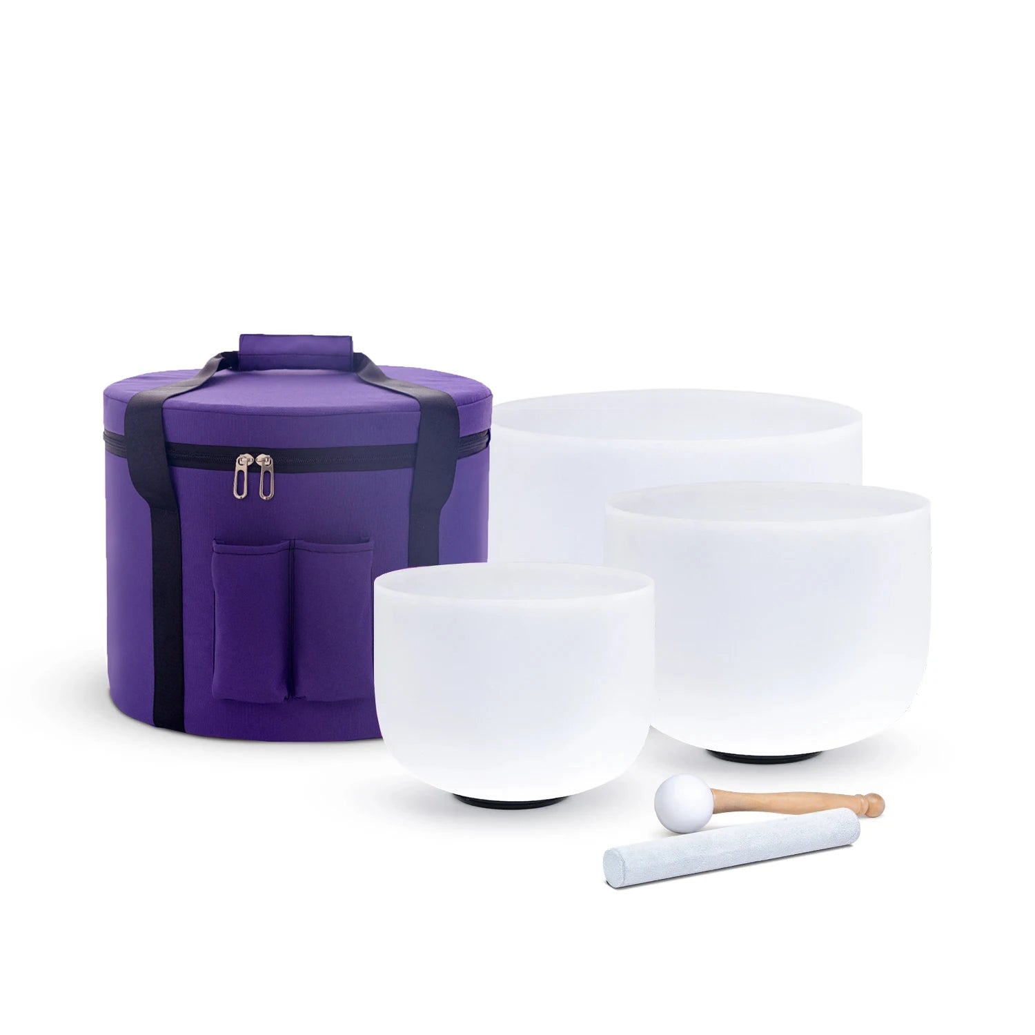 SpiritualAbacus 🥣 Tibetan Singing Bowl Set – Lotus Design for Meditation & Chakra Healing