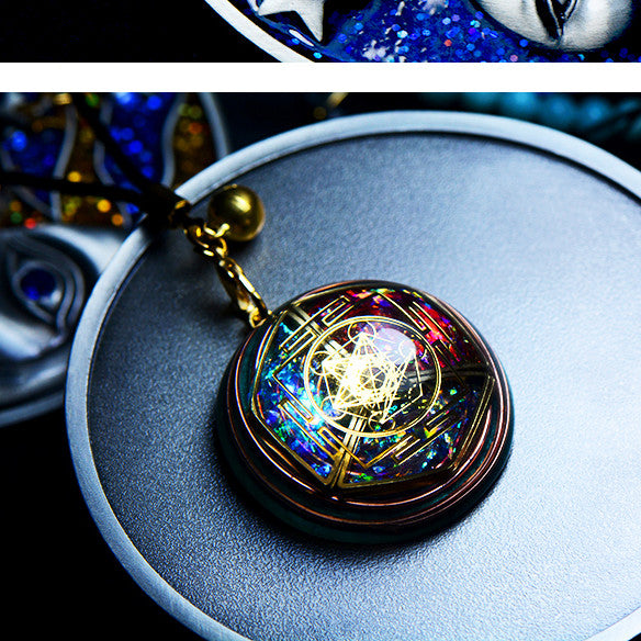 Spiritual Abacus Original Constellation Crystal Fortune Pendant Necklace