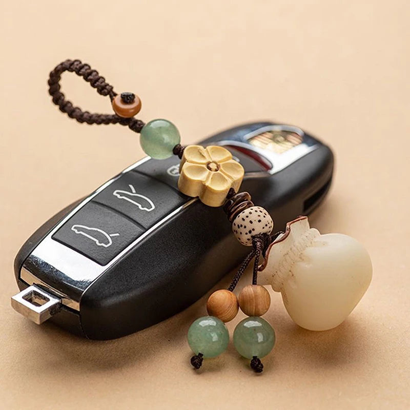 Spiritual Abacus Bodhi Flower Phone Charm – Fortune & Protection Accessory for Phones, Bags, and Gifts