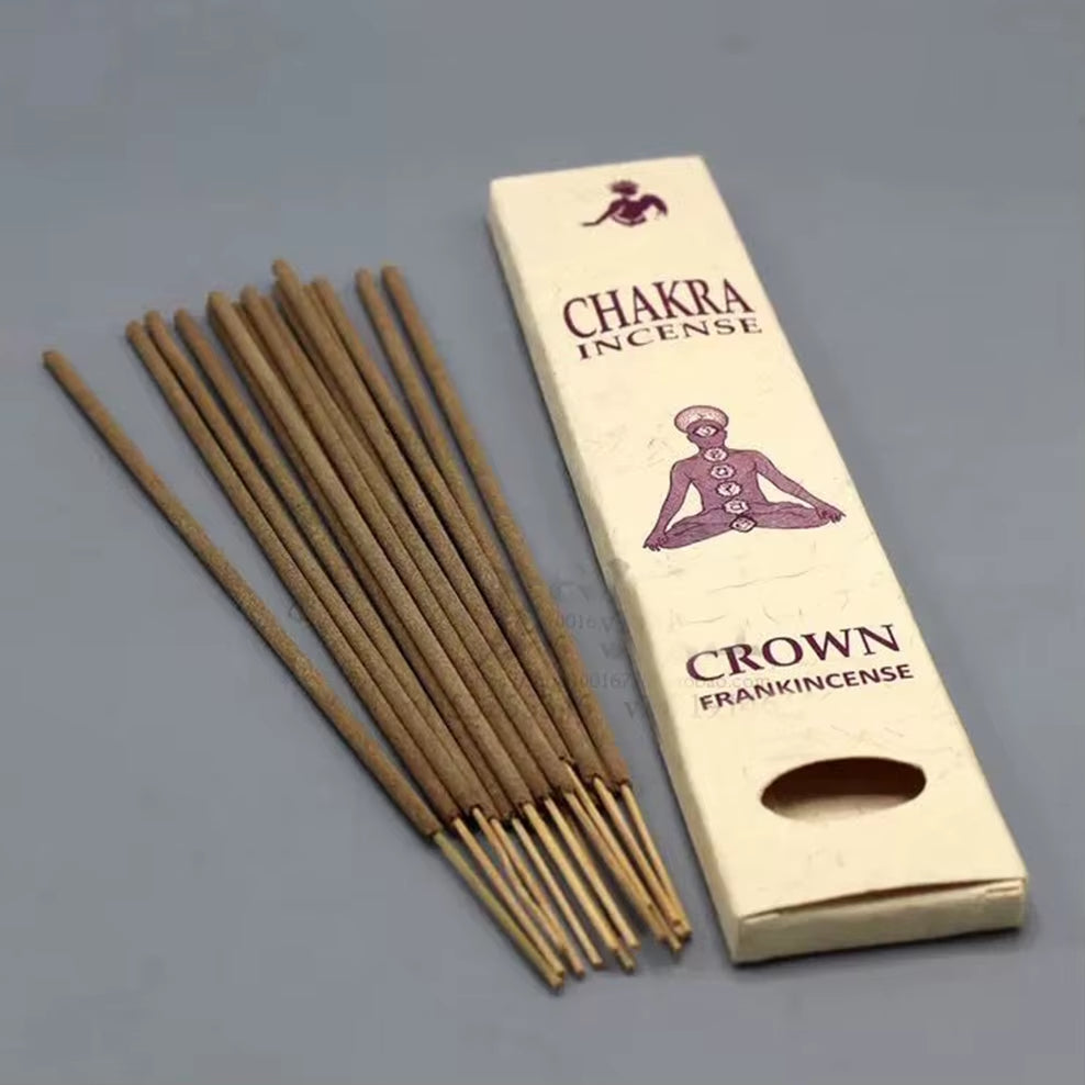 Spiritual Abacus Nepal Seven Chakras Stick Incense 15 Natural Sticks for Yoga, Meditation & Mind Purification – Handmade in Nepal