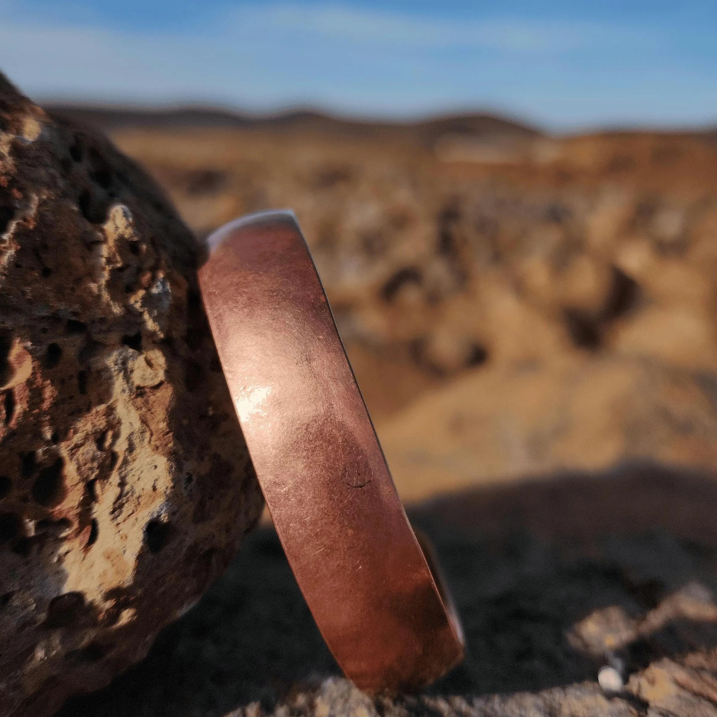 Spiritual Abacus Handcrafted Copper Cuff Bracelet