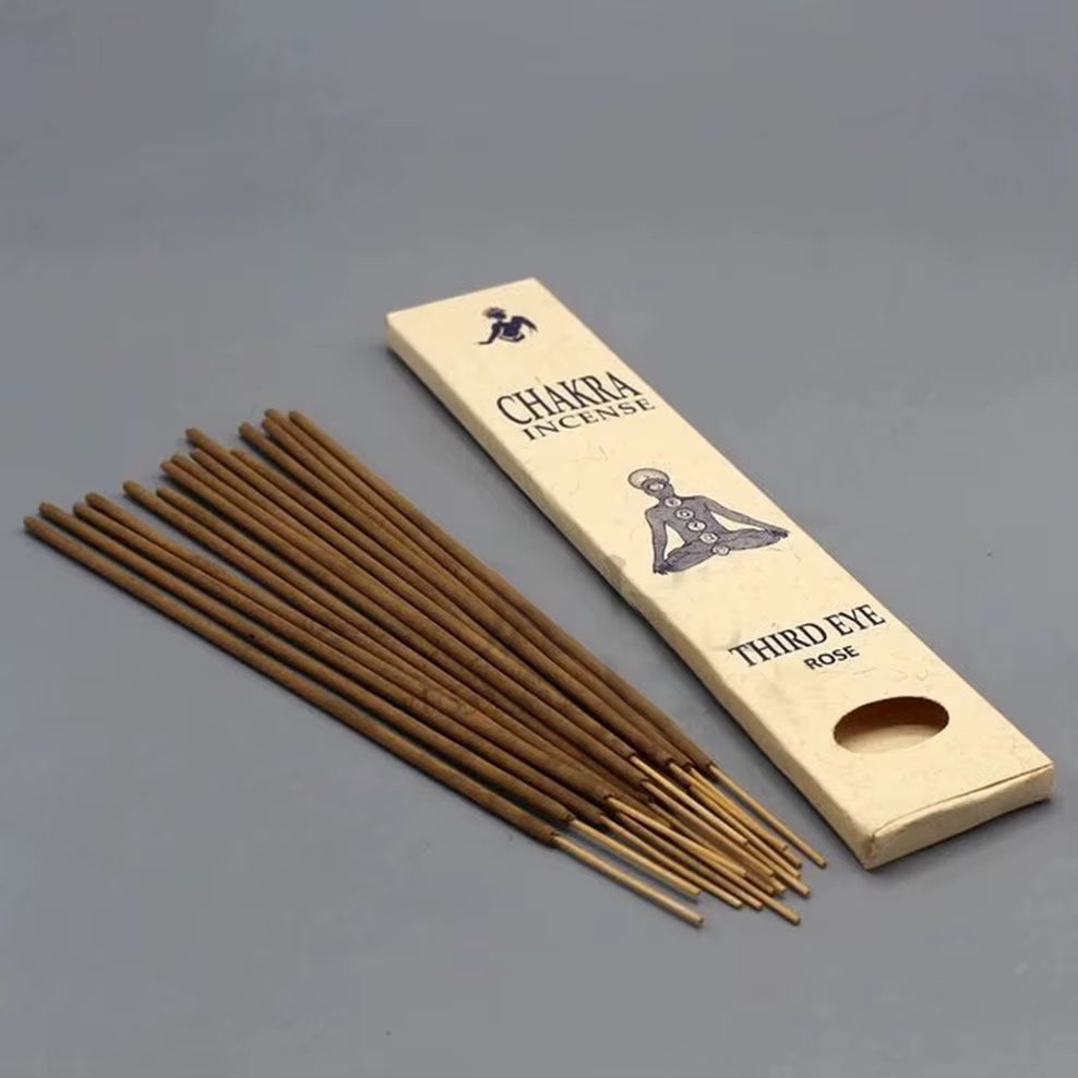 Spiritual Abacus Nepal Seven Chakras Stick Incense 15 Natural Sticks for Yoga, Meditation & Mind Purification – Handmade in Nepal