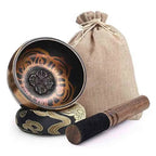 🥣 Spiritual Abacus 8cm Tibetan Singing Bowl Handcrafted Sound Bowl for Meditation, Yoga & Healing Rituals