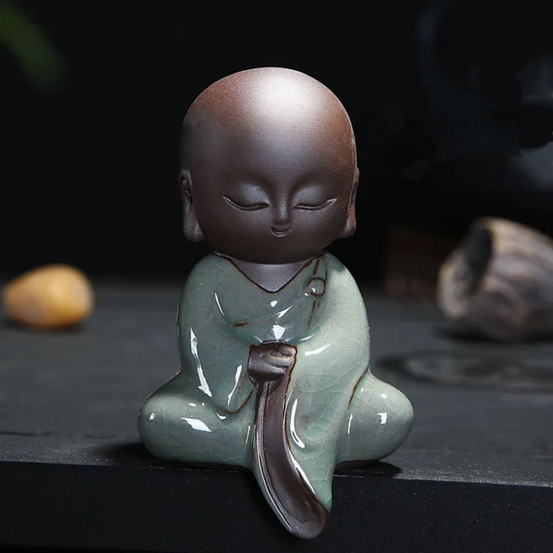 Spiritual Abacus Mini Zen Buddha Garden Statue