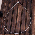 ✨ Spiritual Abacus 925 Sterling Silver Choker Necklace – Elegant Minimalist Collar for Women